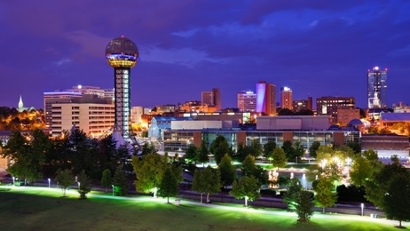 Knoxville at night