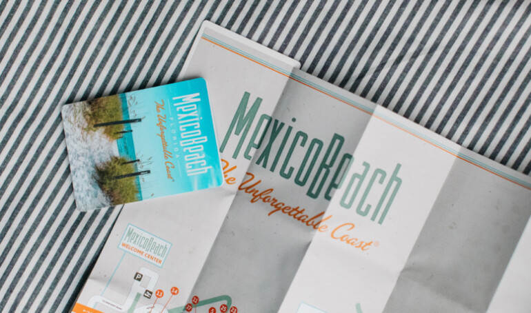 Mexico Beach Visitor PocketMap – "The Unforgettable Coast" Edition