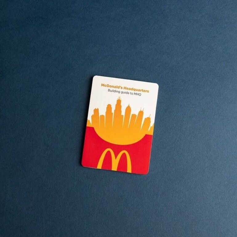 Mc Donalds Headquarters MHQ campus pocket map